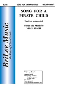 Song for a Pirate Child Two-Part choral sheet music cover Thumbnail